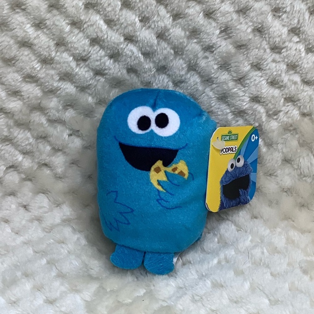Just Play Sesame Street Blue Cookie Monster PODPALS Plush Toy